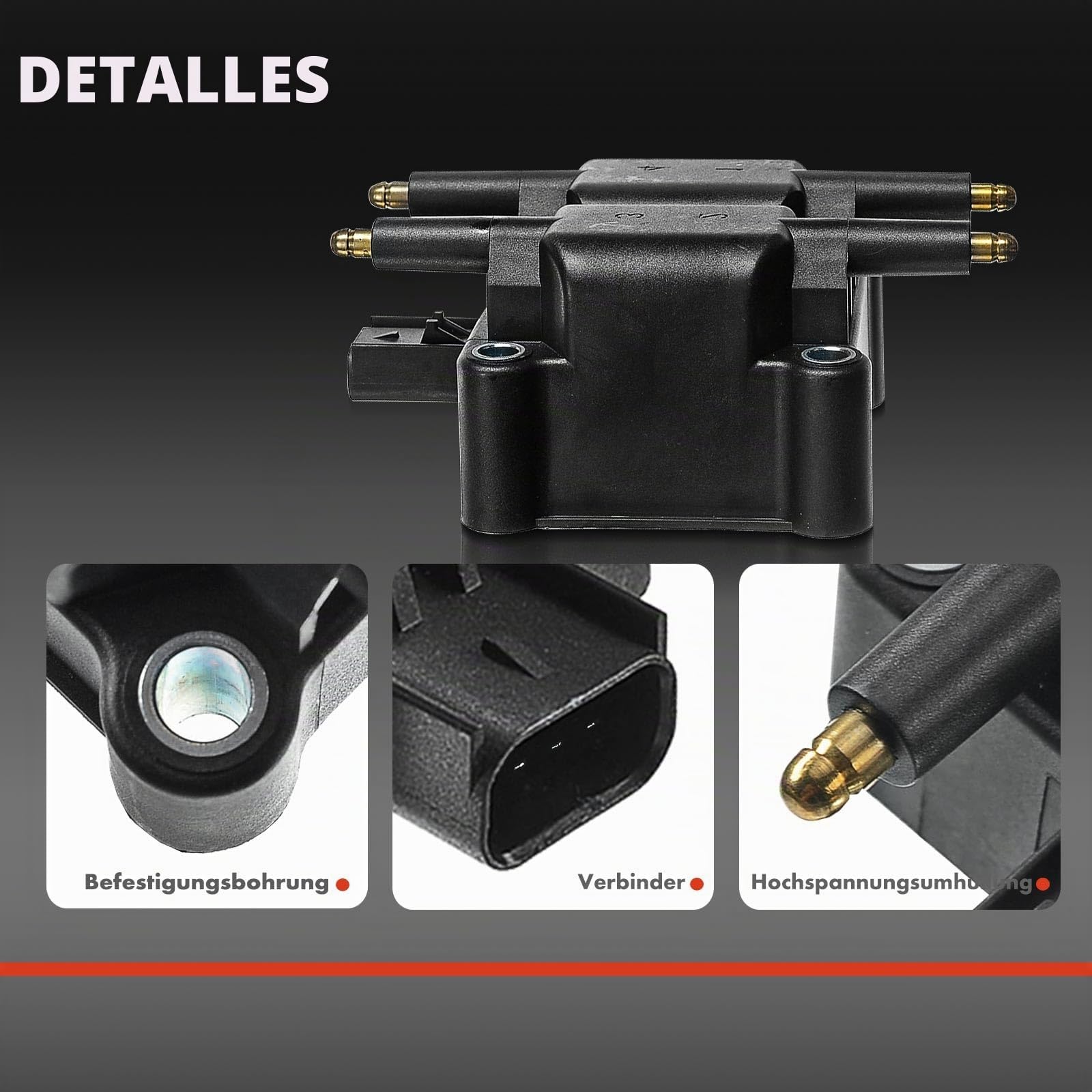 Frankberg Bobinas de encendido Compatible con M.i.n.i cabrio R52 C.o.o.p.e.r M.i.n.i cabrio R52 One M.i.n.i R50 R53 One M.i.n.i R50 R53 C.o.o.p.e.r S M.i.n.i cabrio R52 C.o.o.p.e.r S