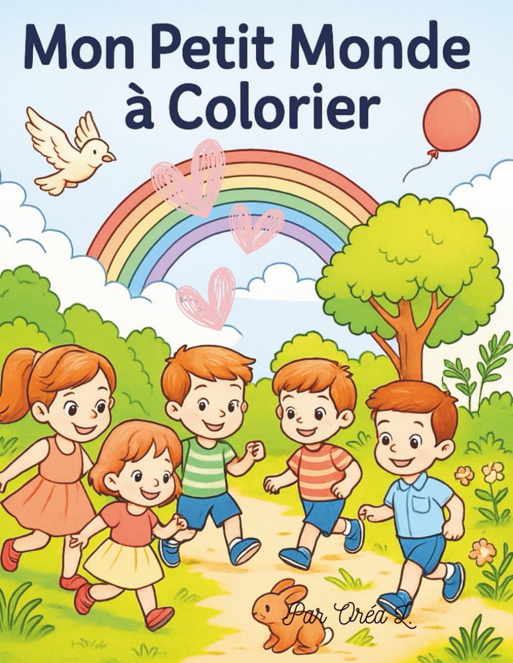 Mon Petit Monde à Colorier: 20 scènes adorables du quotidien | Livre de coloriage pour enfants de 3 à 7 ans