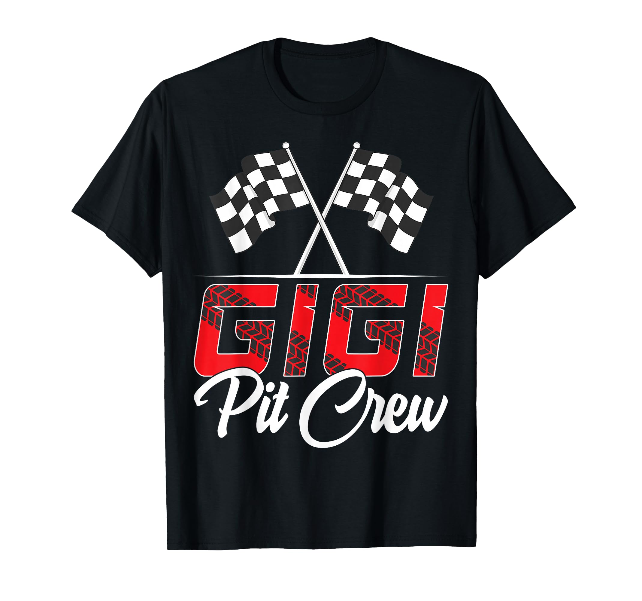 Race Car Birthday Party Racing Family Gigi Pit Crew T-Shirt