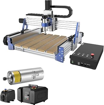 Genmitsu CNC Router Machine PROVerXL 4030 V2, NEMA 23 Closed-Loop Stepper Motor + CNC Spindle Motor Kit, 1.5KW Water Cooled Spindle Motor