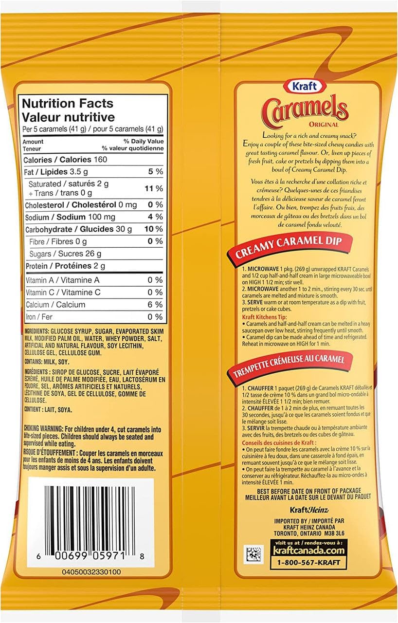 Original Carels Chewy Candy / Bag