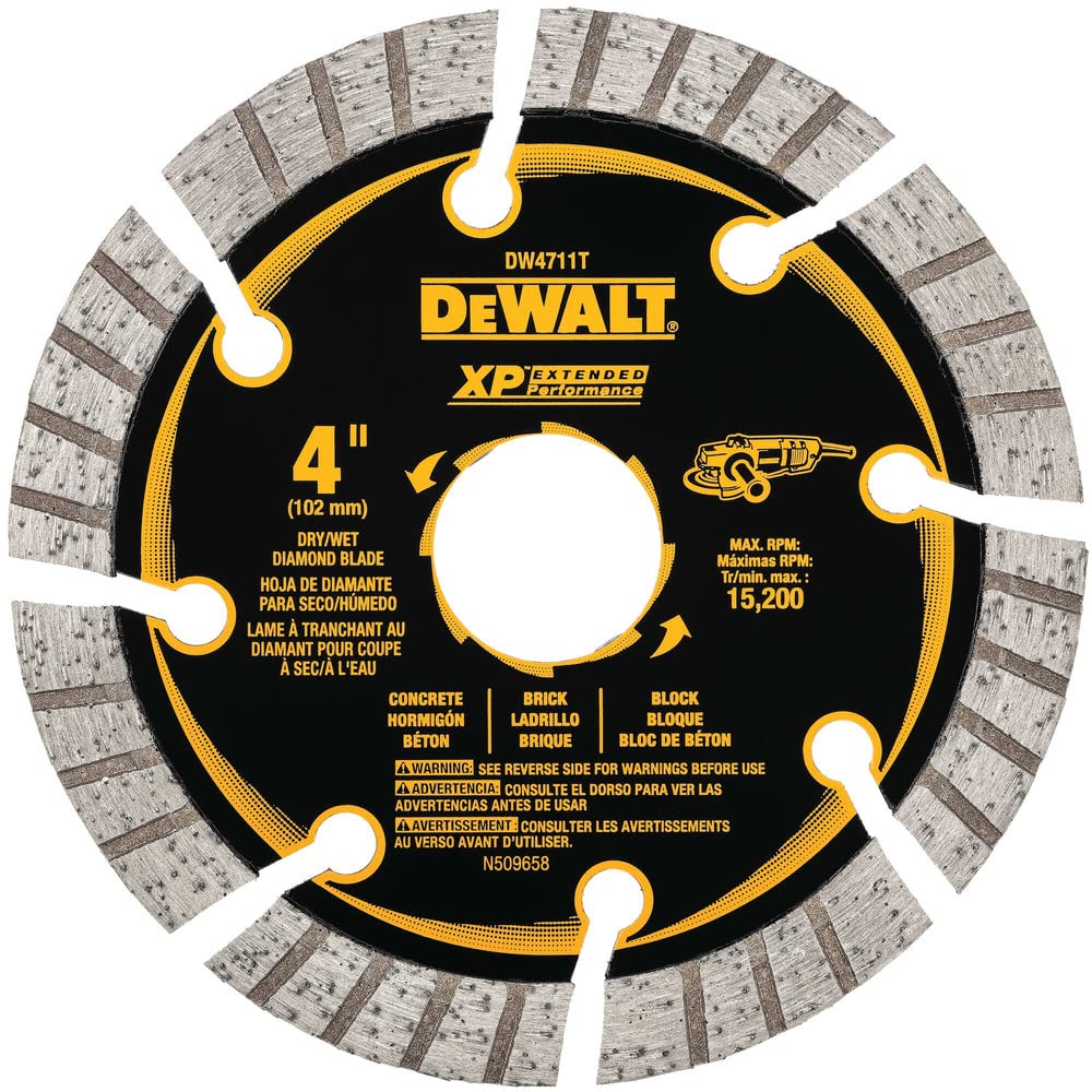 Lame DeWALT Dw4711t XP Turbo pour réussir la rénovation de votre terrasse