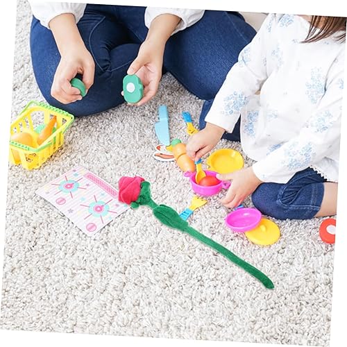 Miniatura 6 de VILLCASE 3pcs Bouquet Handmade Knitted Rose Valentines Day Plush Rose Gift for Her Artificiales Decorativas para Sala Rose Stuffed Decorations