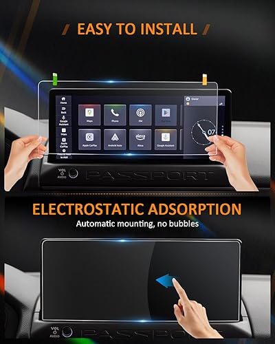 Miniatura 10 de CDEFG Protector de pantalla para Honda Pilot 2023, 23 Pilot EX-L, TrailSport, Touring y Elite de 9 pulgadas, pantalla táctil de 9 pulgadas, cubierta