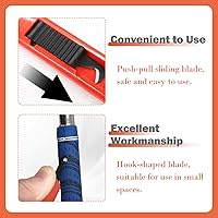 Vista 4 de TRINKA Kit de herramientas de extracción de cinta de agarre de golf, removedor de cinta de agarre de golf con herramienta de extracción de agarre