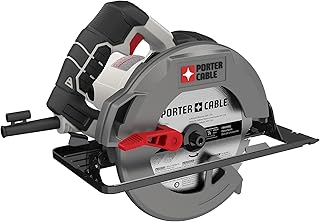 PORTER-CABLE 7-1/4-Inch Circular Saw, Heavy Duty Steel Shoe, 15-Amp (PCE300)