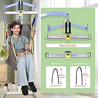 Vista 4 de Báscula de peso para pacientes para levantar, escala de elevación universal para ancianos, postrada en cama, adecuada para el hogar u hospital, SWL