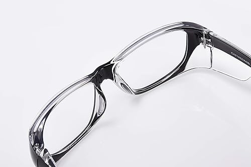 Miniatura 82 de Gafas de seguridad con certificación ANSI Z87.1, gafas protectoras antivaho e inastillables, gafas de seguridad ligeras para construcción, Negro