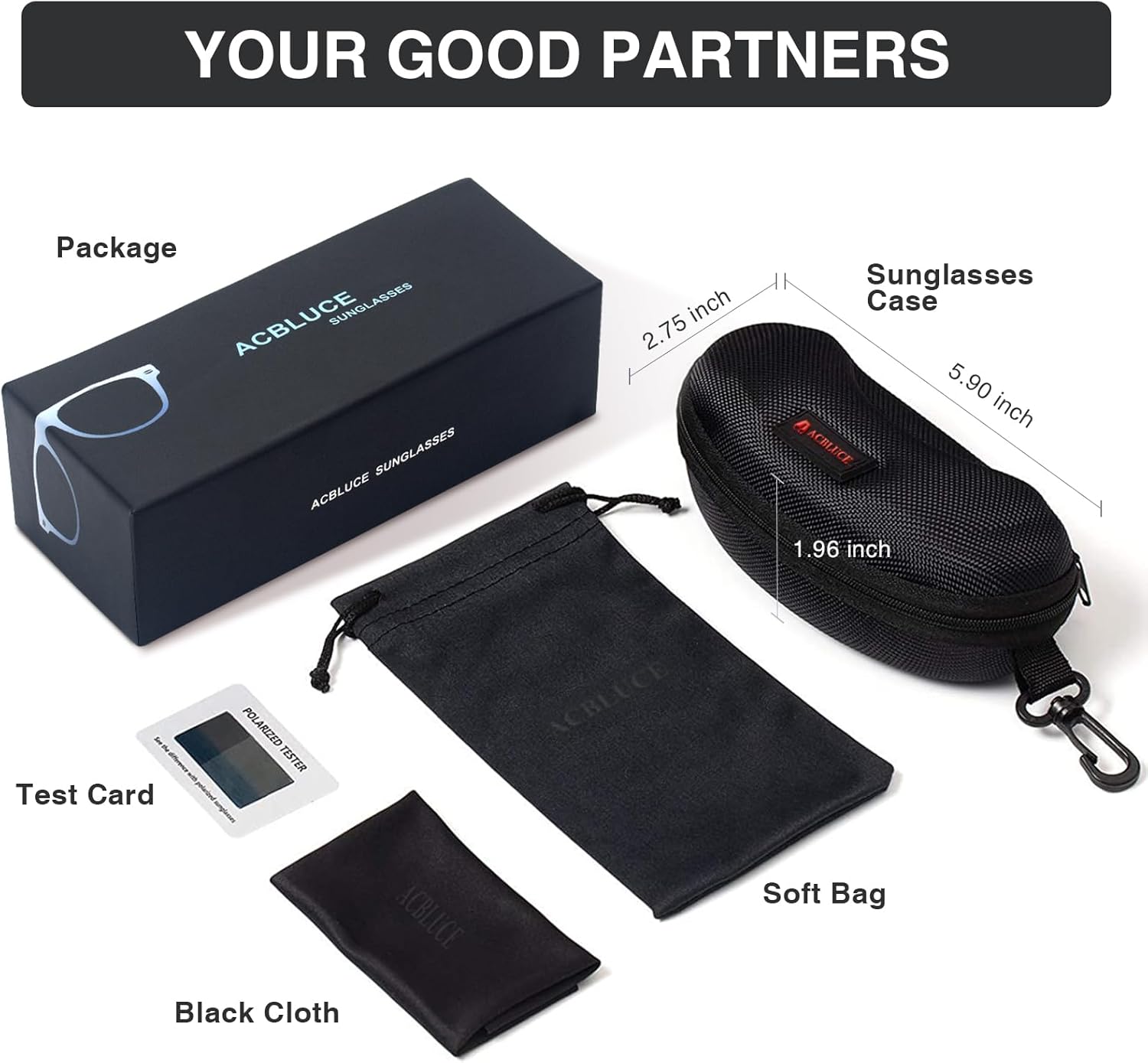 Polarized Sport Sunglasses for Men Women, Ideal for Driving Fishing Baseball and Running, TR90 Unbreakable Frame - Image 6