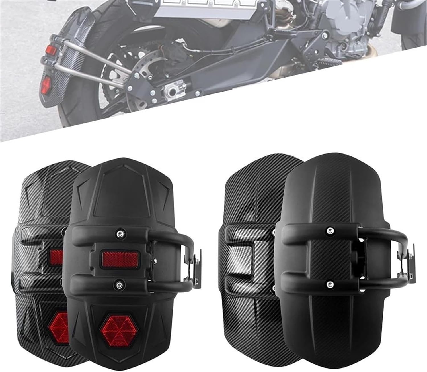 ソフト ZX-10R用 フルアジャスタブルドライカーボンミラーセット : A-TECH