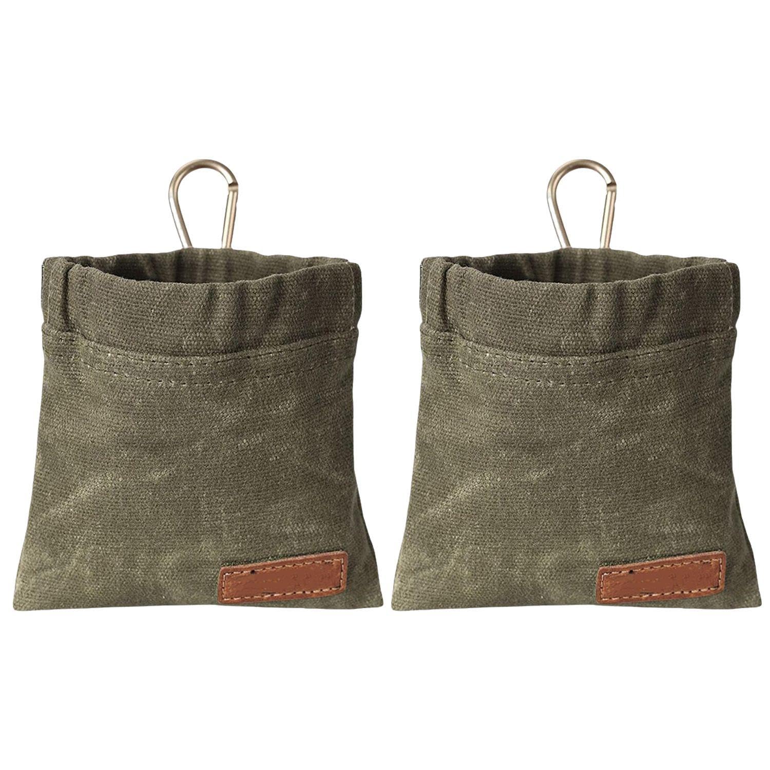 Confezione da 2 Sacchetti Snack per Cani, Sacchetti Portatili per Cibo per Cani, Sacchetti Snack per Addestramento Cani, Sacchetti per Alimentazione Animali Domestici, Accessori per Cani