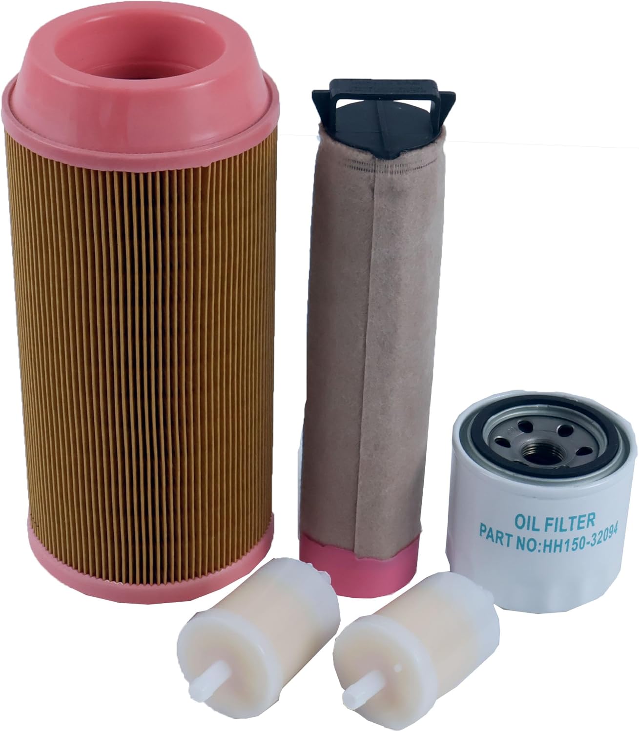 Maintenance Filter Kit K3181-82240 K3181-82250 1258143012 HH150-32094 Compatible With Kubota ZD323 ZD326 ZD331 Zero Turn Mower