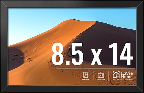 Miniatura 96 de LaVie Home Marco de fotos de 2 x 3, marco de fotos negro de 2 x 3 con plexiglás HD, marco de visualización de 2 x 3, 1 paquete, colección clásica