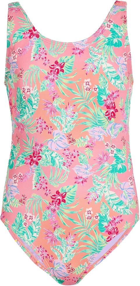 Детский слитный купальник Roxy Coastal Breeze, цвет: Красный
