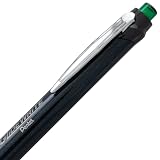 Pentel Glidewrite Signature Ballpoint Pen, Black Barrel, (1.0mm) Medium Line, Green Ink, 12 Pens (BX930A-D) – view 3