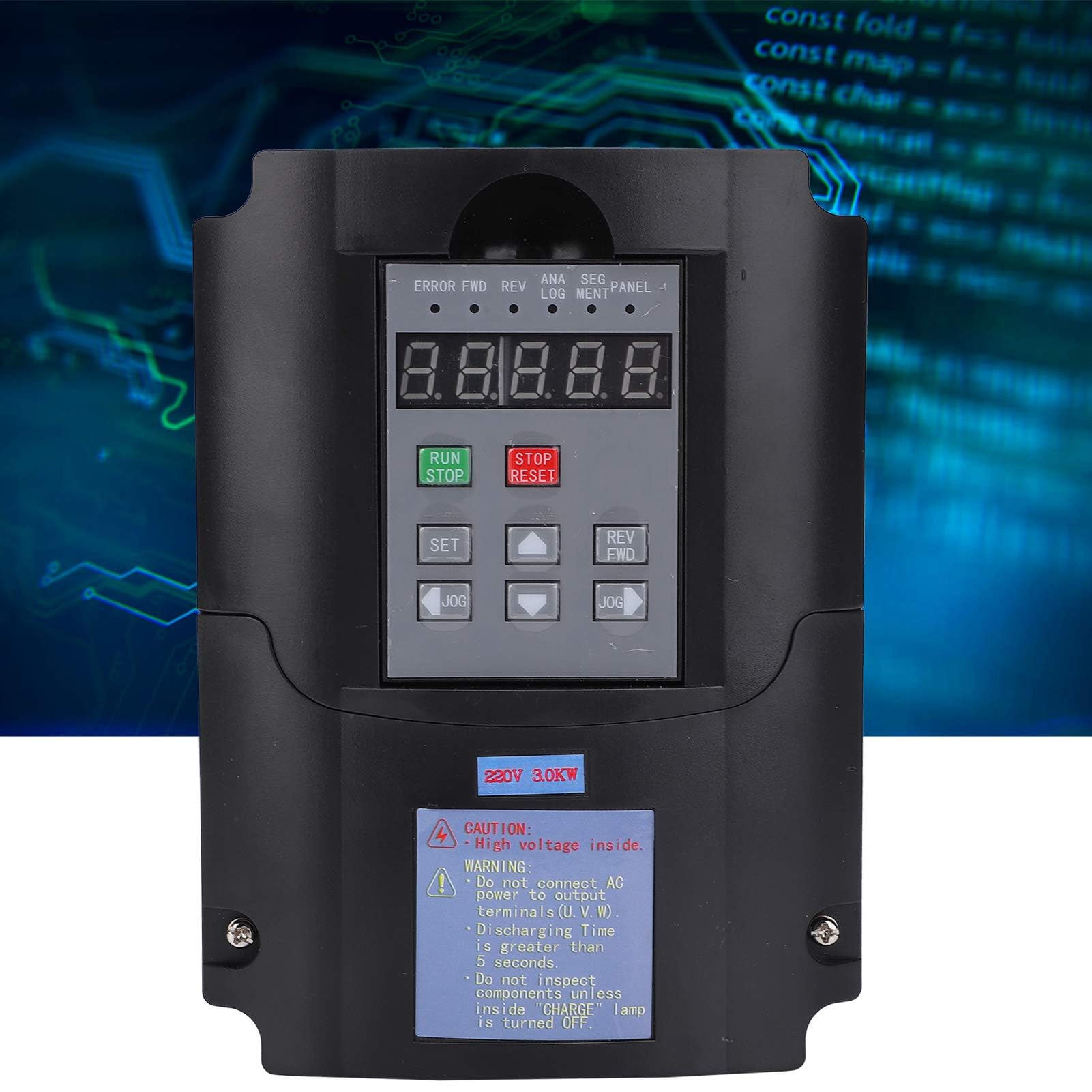 A2-8030 Inverter variabile 3KW da ingresso monofase o trifase a trifase per uso industriale, inverter da AC180-250V a 220V per controllo velocità motore