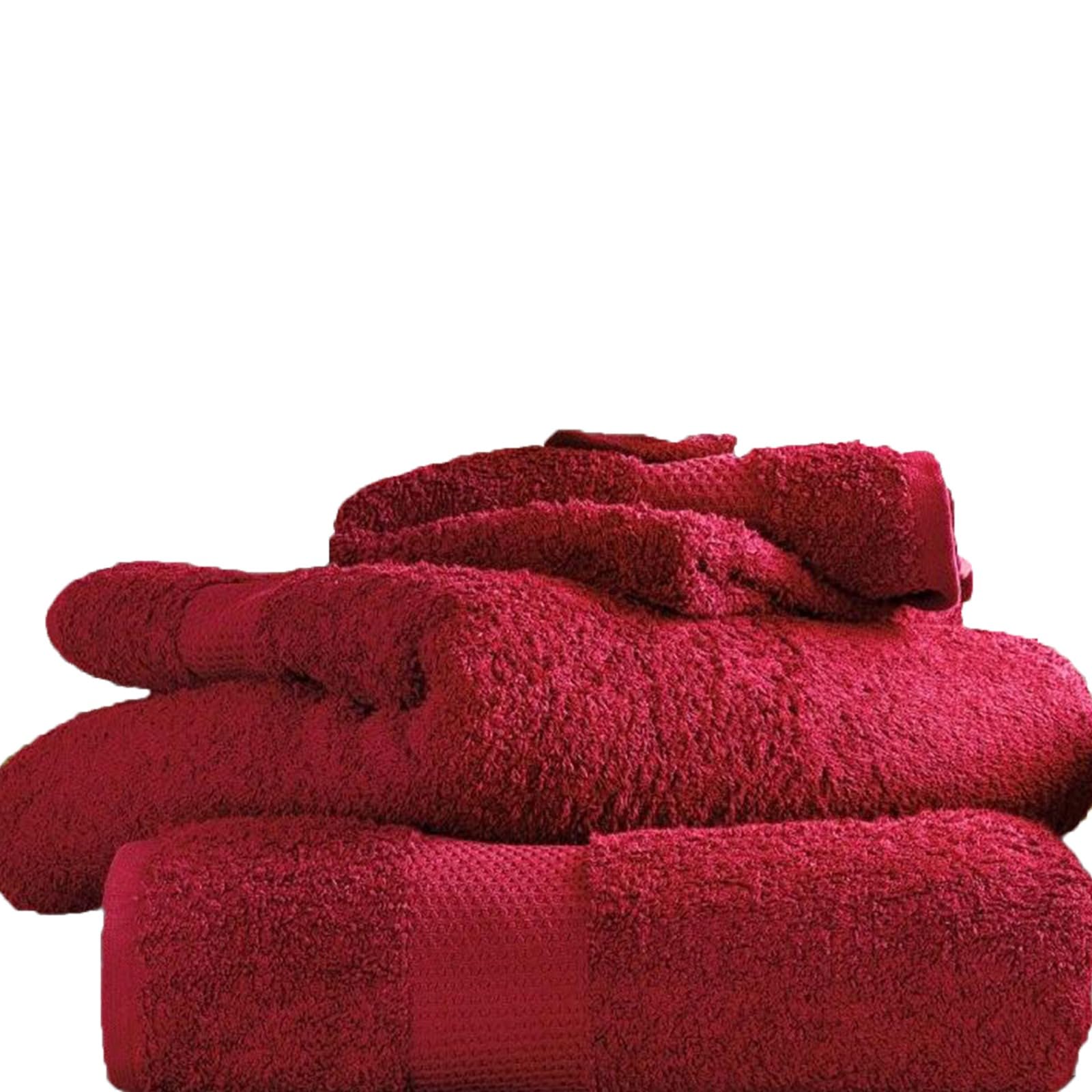 FAIRWAYUK Towels - Premium Hand Towels 4 Pack (50x80cm), 100% Egyptian Cotton, 700 GSM, Ultra Soft and Highly Absorbent Extra Large Hand Towels, Hotel & Spa Quality Bathroom Hand Towel, (Wine)