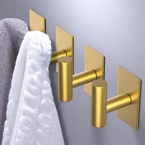 Miniatura 42 de PMMASTO Ganchos para toallas – Gancho de pared resistente para colgar – Ganchos de ducha (negro, forma de J, 6 unidades) Negro,Plata " J " forma 6