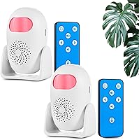 Vista 1 de Alarma con sensor de movimiento con 17 campanillas, 3 modos de alarma, 4 niveles de volumen, alarma inalámbrica con detector de movimiento