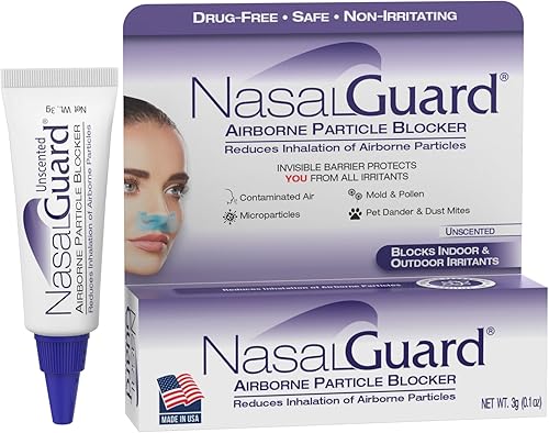 Vista 17 de Gel nasal para alivio de alergias y bloqueador de alérgenos, sin medicamentos, para personas alérgicas al polen, para viajes en avión