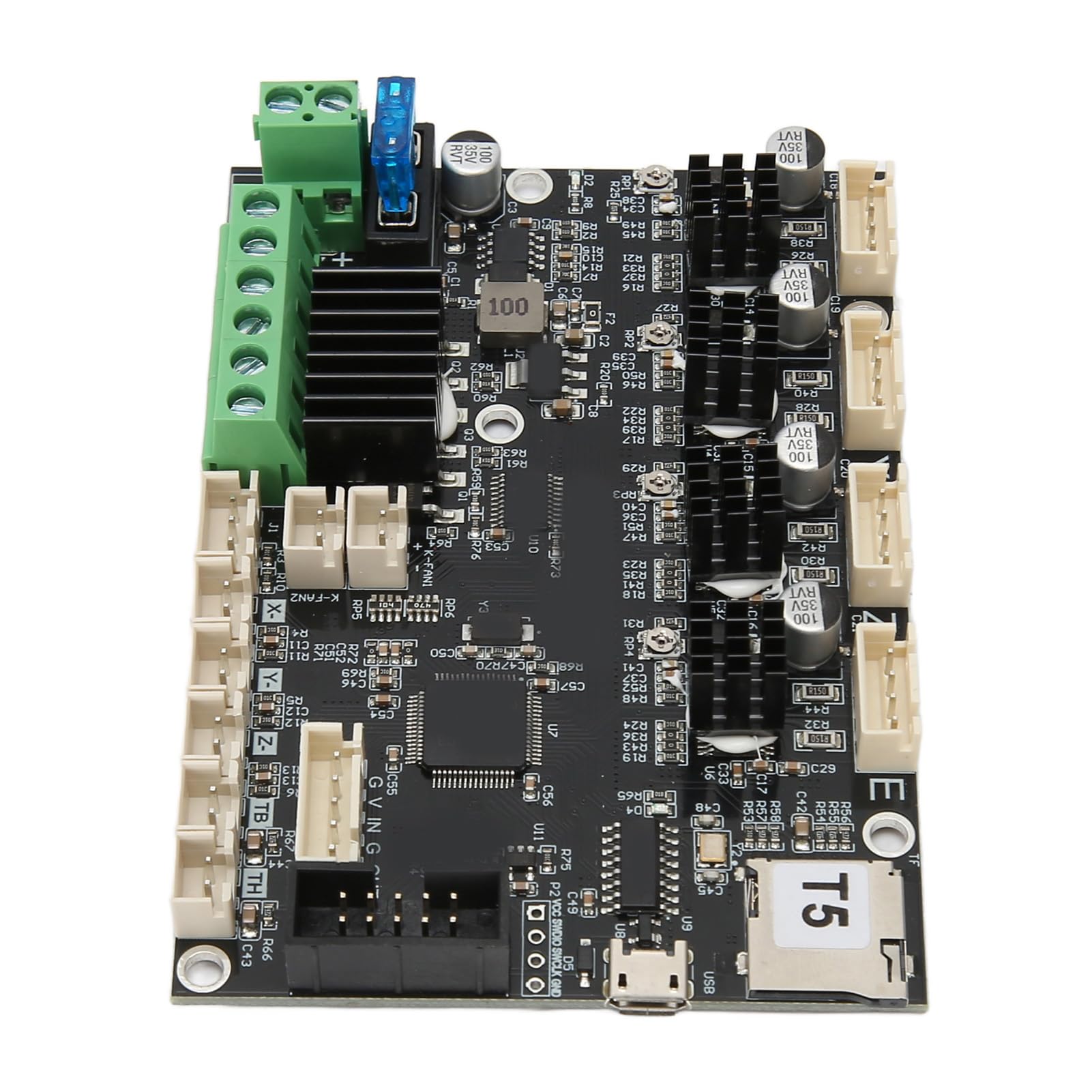 Gonetre Carte Silencieuse D'imprimante 3D, Carte Mère Pilote TMC2225 V4.2.7 avec Micrologiciel V0.0.6 pour Ender 3, Ender 3 V2, Pro, 5, 5 Pro