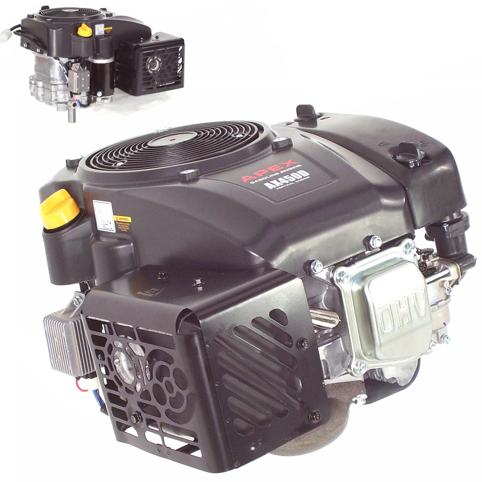 Benzinmotor 449ccm Rasentraktor Aufsitzmäher E-Start 13,6 PS vertikale Welle Motor 01973 AWZ