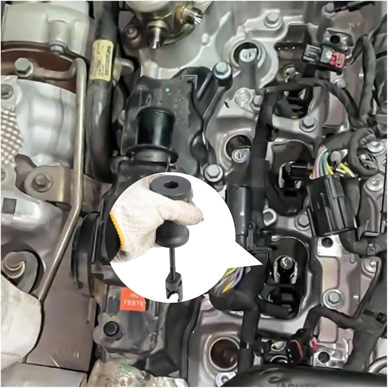 Fuel Injector Remover Tool Slide Hammer Puller Compatible with Land Rover Jaguar 2.0T 204PT PT204