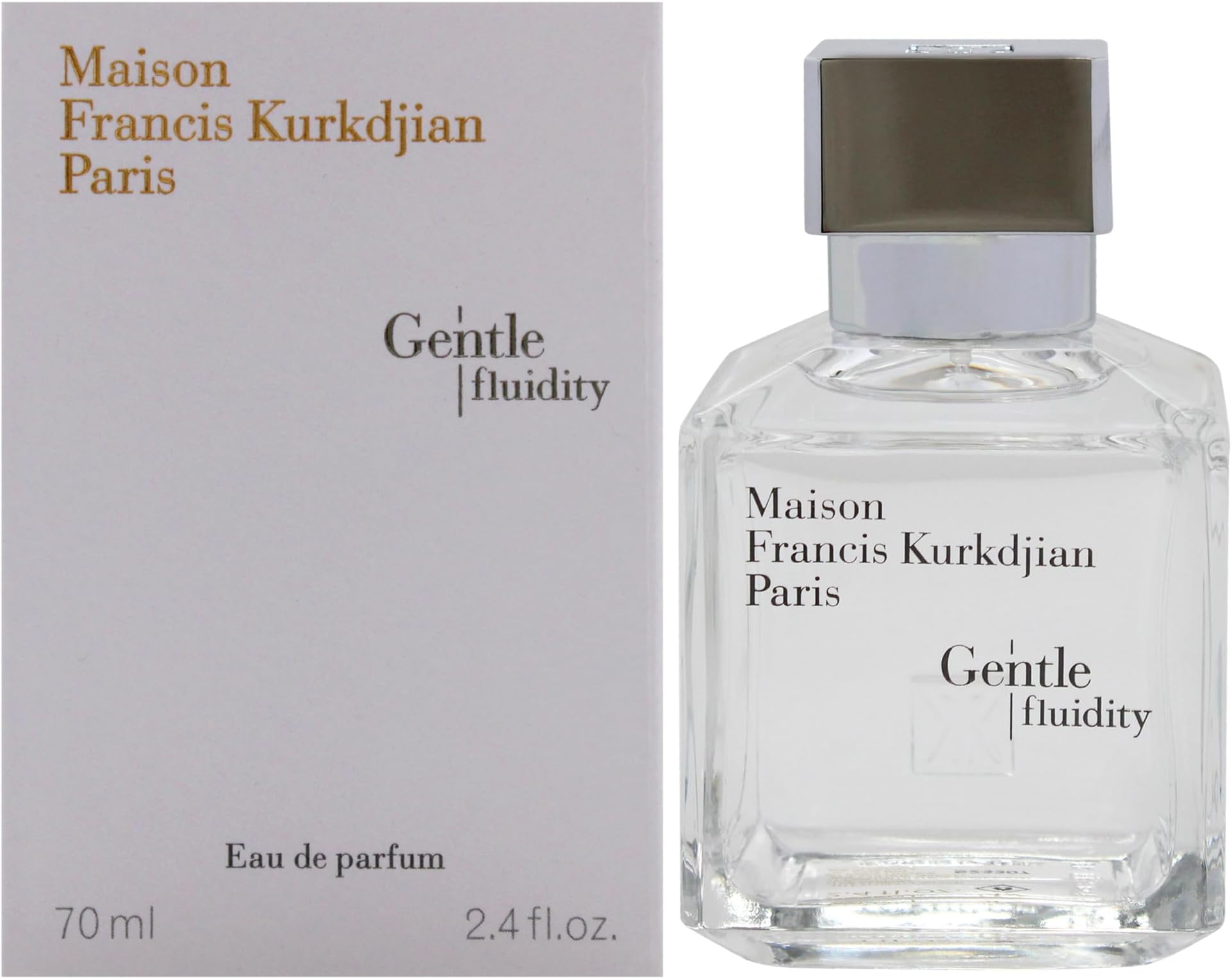 Gentle Fluidity Silver by Maison Francis Kurkdjian Eau De Parfum Spray, 2.4 Fl Oz (Pack of 1)