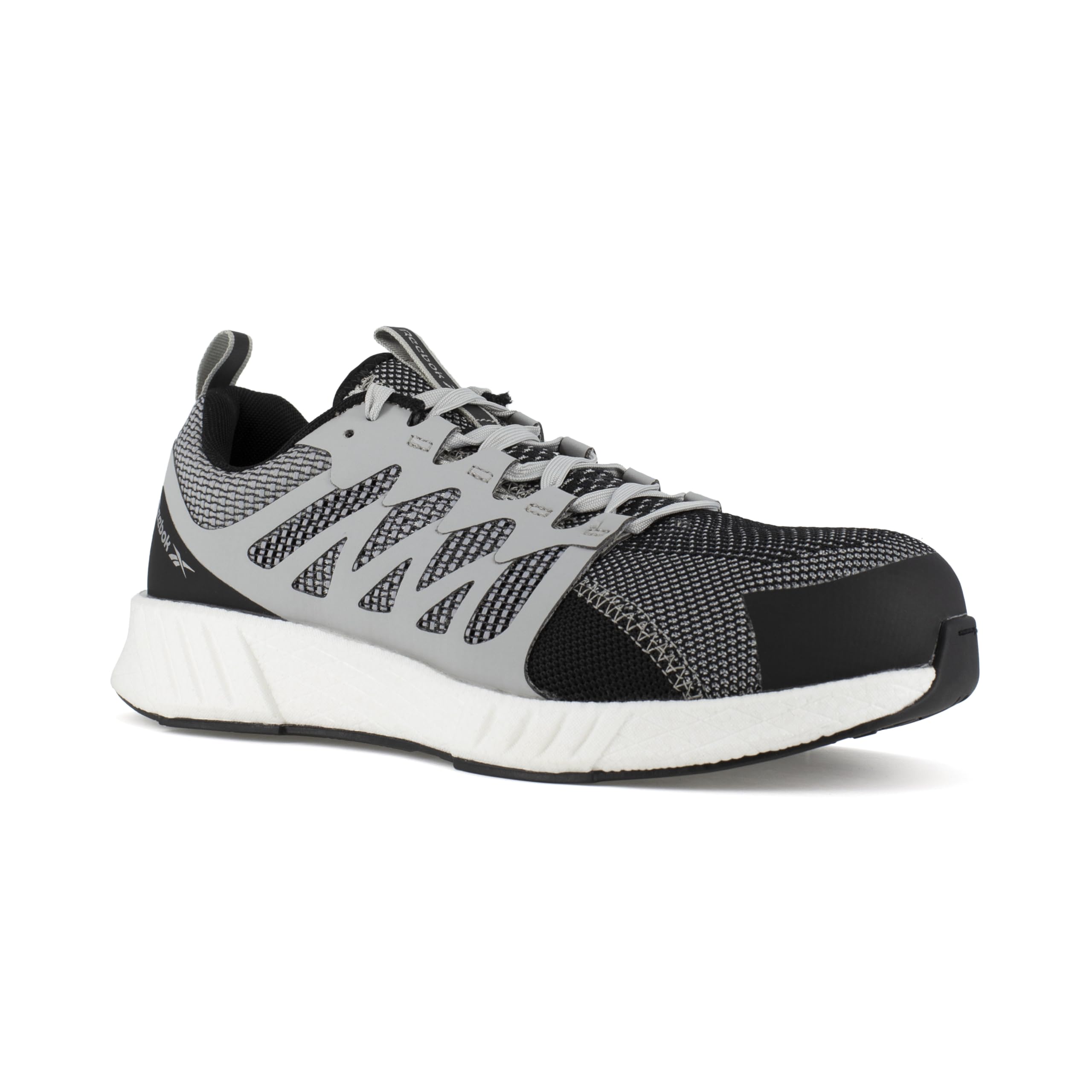 Reebok - Chaussures de sécurité Basses Noire et Grise en Maille Nylon embout Composite S1P SRC 44 Gris/Noir