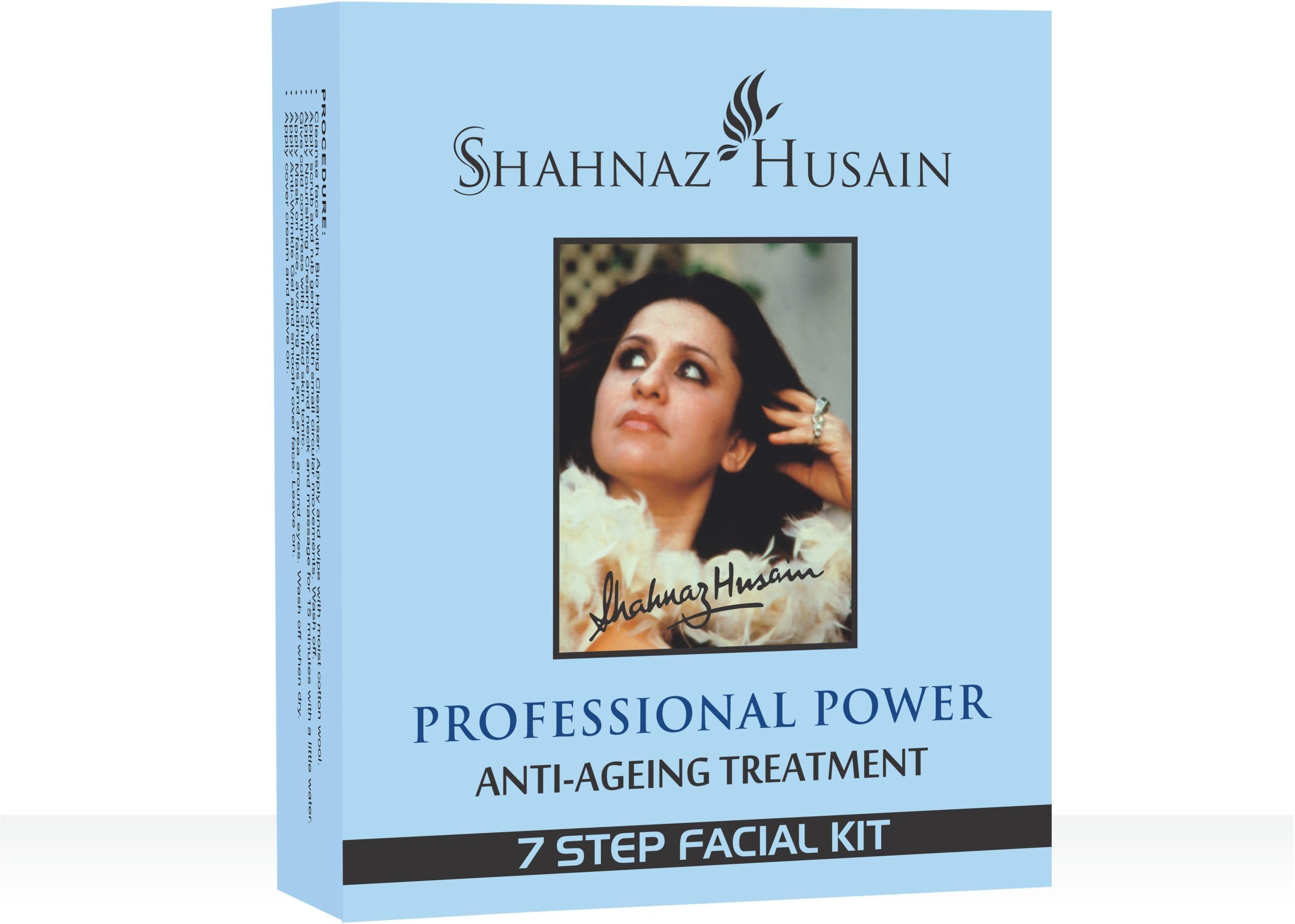 Vedic Solution 7 Step Anti Ageing Treatment Facial Kit (Green,63g)