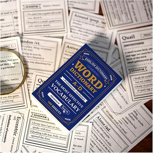 Miniatura 9 de Vintage Aesthetic Scrapbook Kit, Scrapbook Paper, 100 Pieces, Word and Phrase Magazine Accessories, DIY Scrapbook Album, Collage, Magazine,