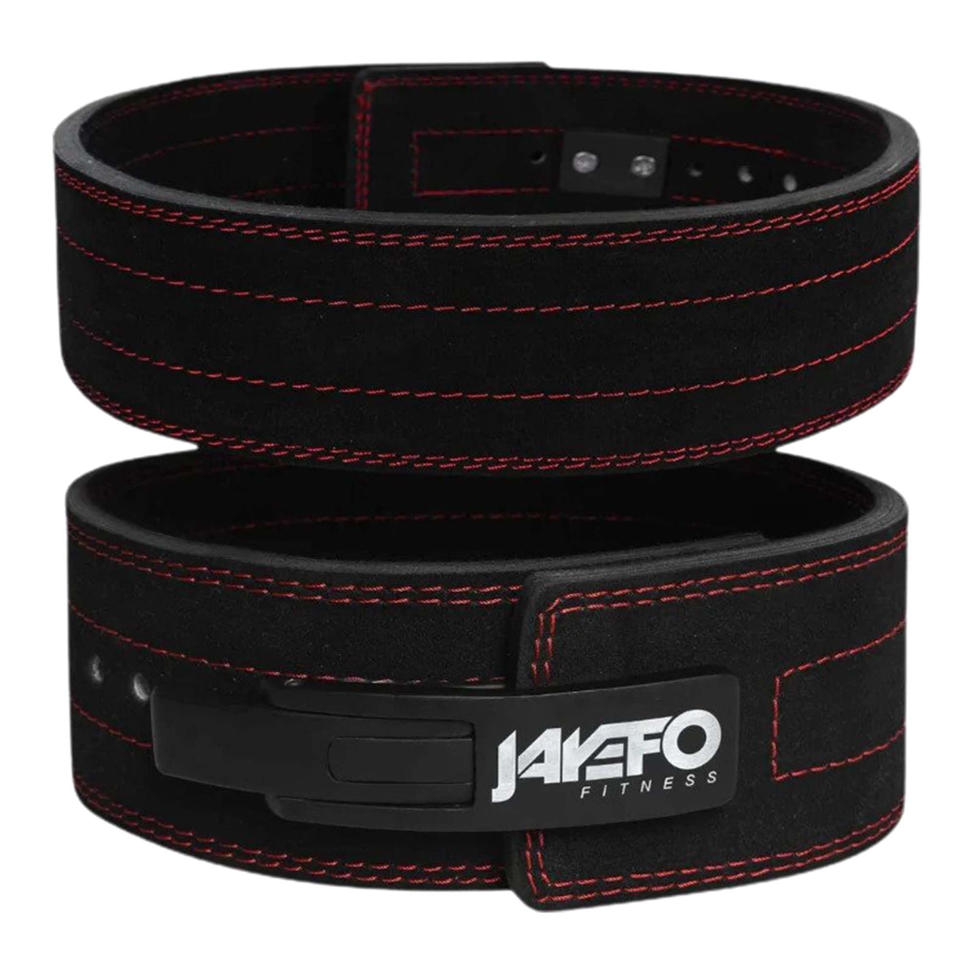 JAYEFO SPORTS LEATHER WEIGHT LIFTING LEVER BELT FOR POWERLIFTING IPF BUCKLE MEN & WOMEN STRONGMAN 10MM WORKOUT DEADLIFTS