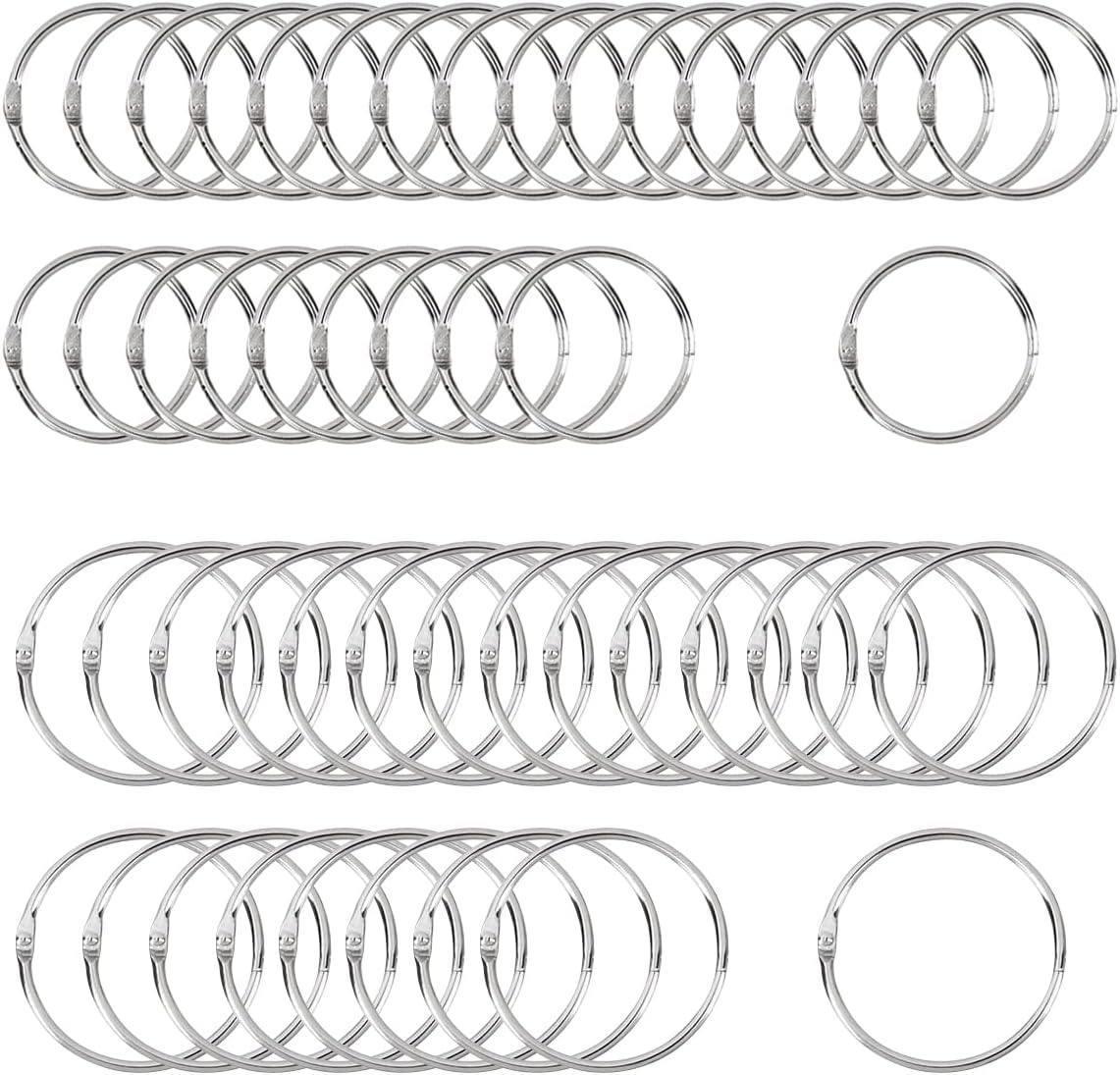 20 Anelli In Metallo Per Fai Da Te E Hobby – Misure Da 10 A 20 Cm