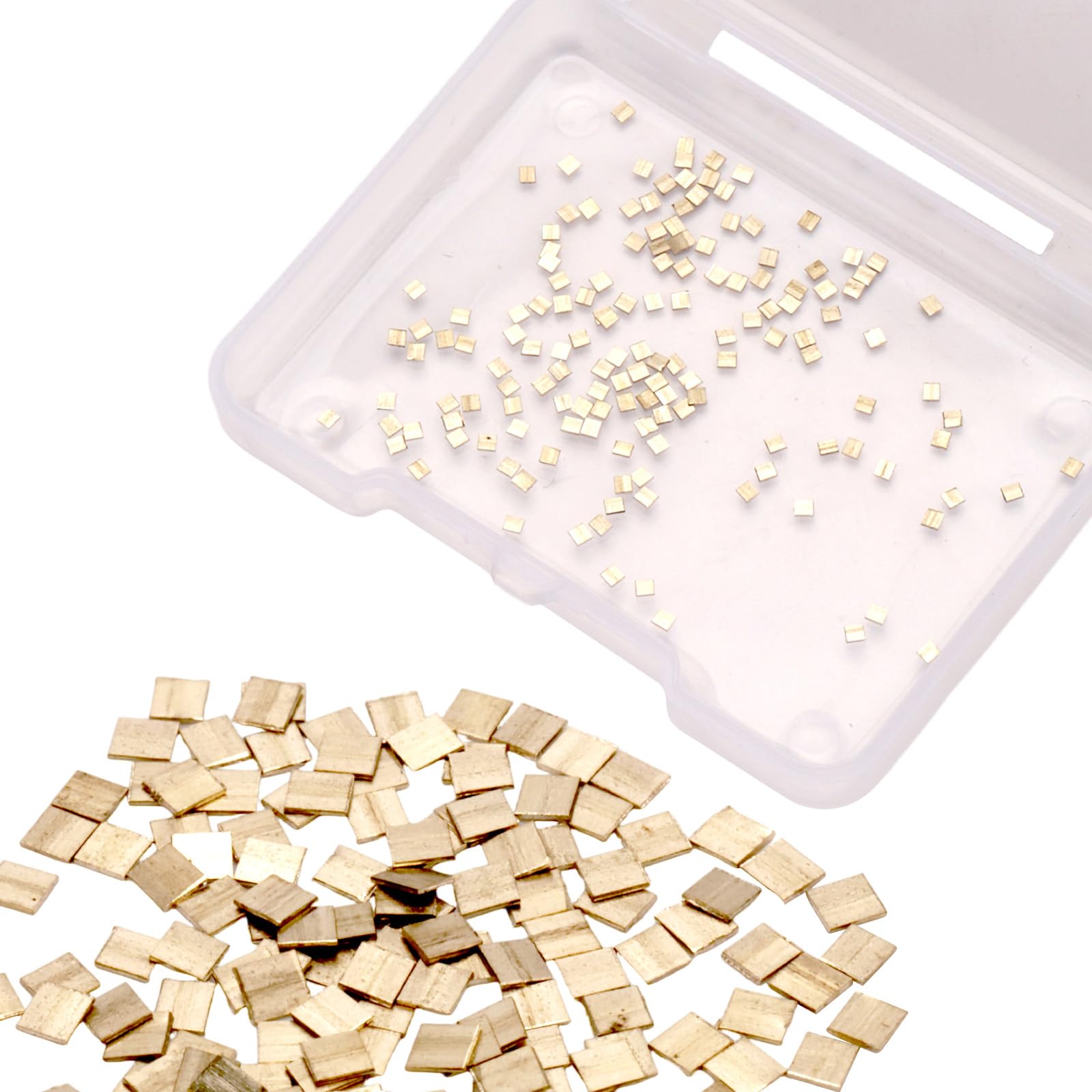 3 Gram Silver-Plated Gold-Plated Alloy Solder for Jewelry Making, 1.5x1.5mm Low Temp Precut Silver-Plated Gold-Plated Alloy Chips for DIY Repair Soldering Welding Projects Supplies Accessories