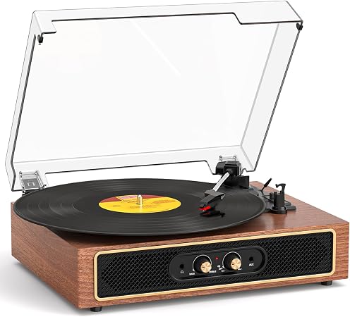 TANLANIN Retro Bluetooth Record Player Review: A Classic Style Turntable with Modern Features
