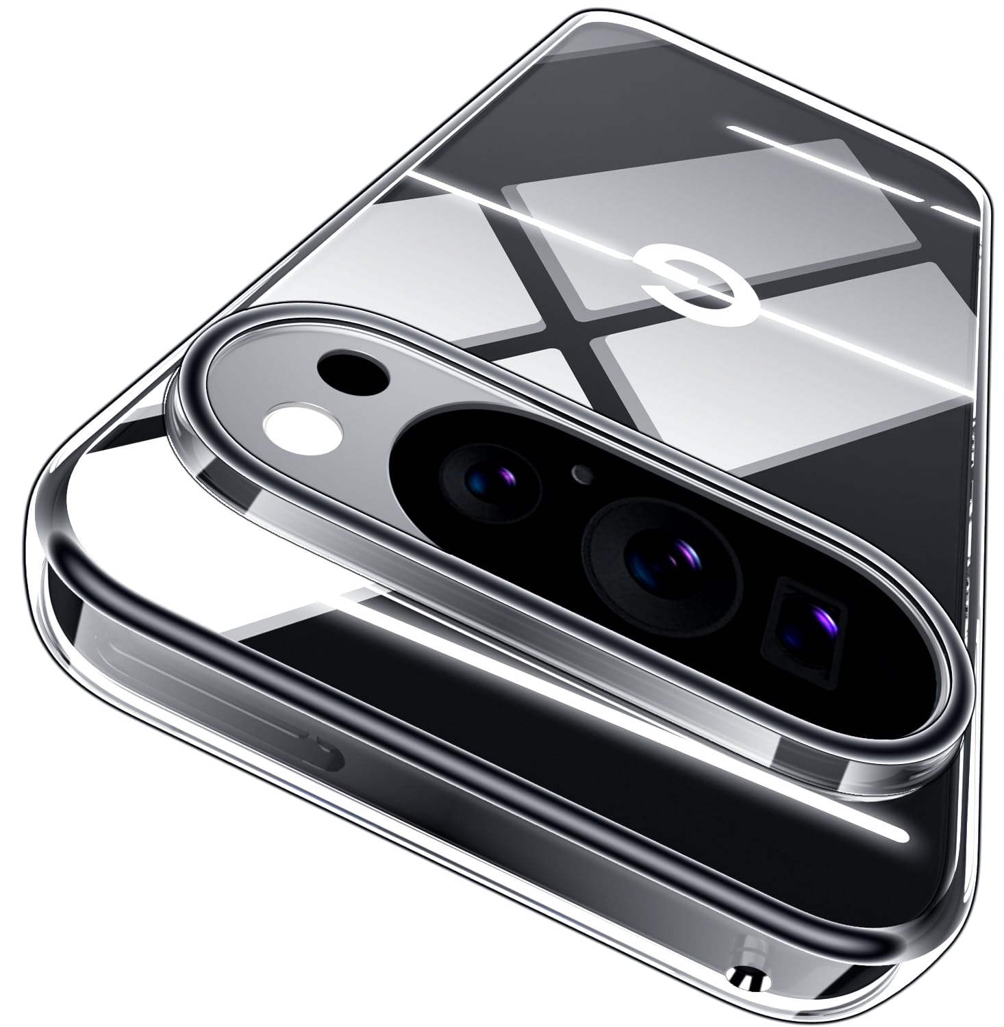 X-level Cover Compatibile con Google Pixel 10 Pro XL, Custodia Trasparente Ultra Slim Sottile e Antigraffio Antigiallo Protezione in Morbida Case per Google Pixel 10 Pro XL-Trasparente