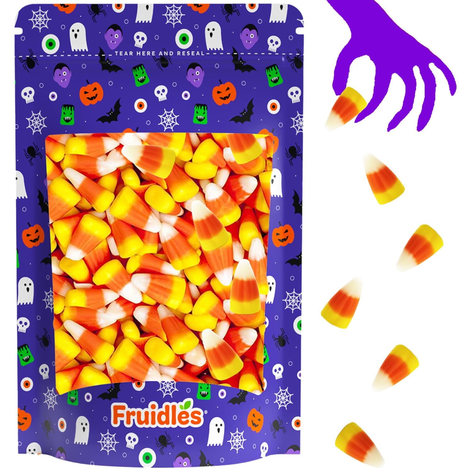 Fruidles Halloween Original Candy Corn Treats, Fun & Festive Holiday Snacking (1 Pound)