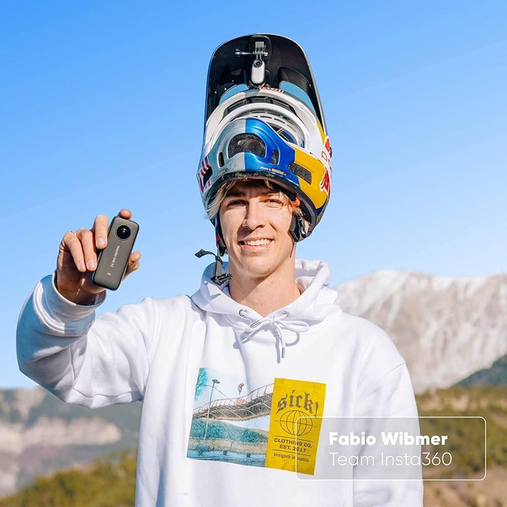 Insta360 ONE X2 &amp; 自撮り棒 &amp; SDカード &amp; フィルム Amazon | Insta360 ONE X2 バイク撮影キット（ONE X2 x1、ONE X2