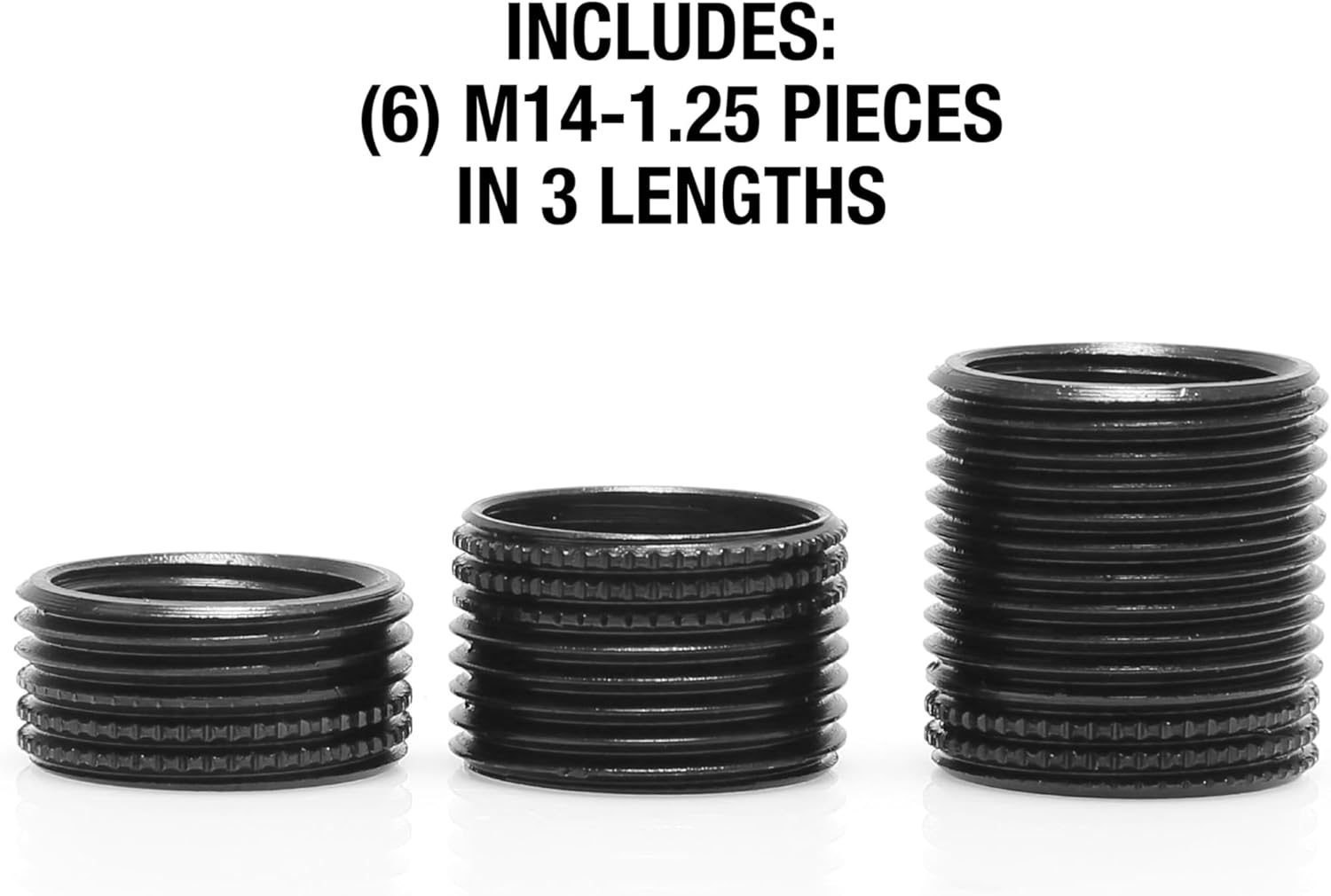 OEMTOOLS 25648 Fix-A-Thread Spark Plug Saver Inserts, Metric, M14 - 1.25, Socket Rethreading Kit Components For Car, Truck, RV, And Aviation Repair, 14mm Thread