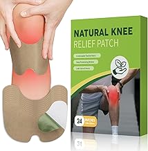 24PCS Knee Patches, Herbal Knee Patch, Warming Herbal Patches for Knee Patch Paste Long, Reduction of Joint Uncomfortable