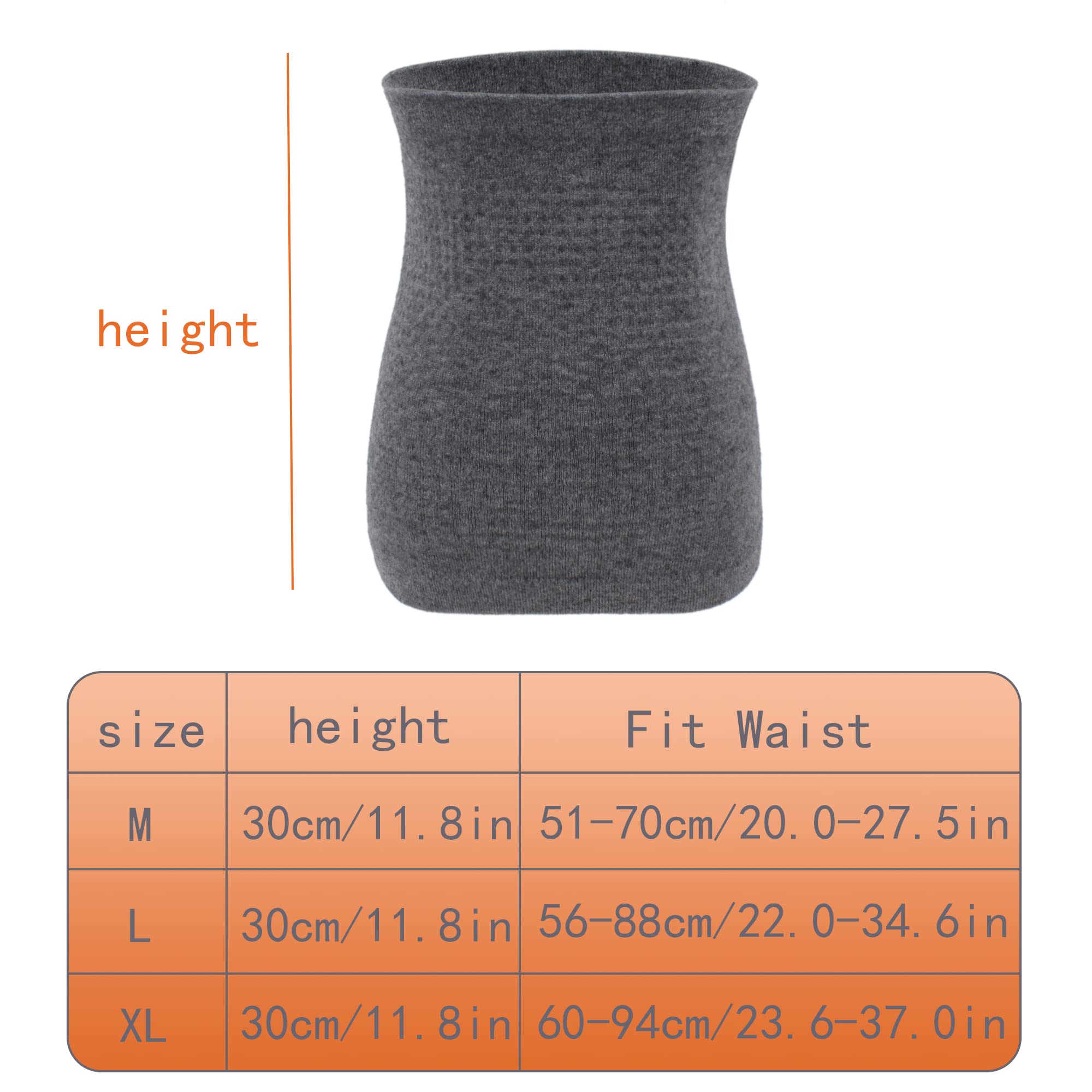 Unisex Warm Soft Cashmere Waist Warmer Wool Warming Belt Elastic Lower Waist Support