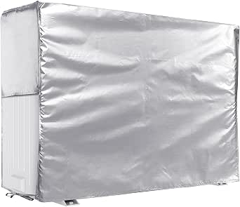 Copertura Protettiva Per Condizionatore Esterno – 80x55x32 Cm, Tessuto Oxford 600D, Impermeabile E Traspirante, Protegge Da Sole, Pioggia E Polvere