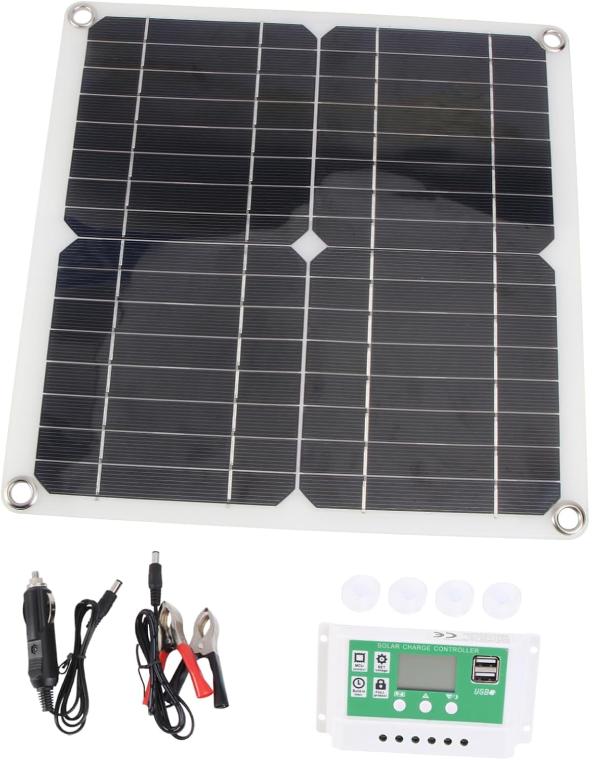 1set Flexible Solar Panel Charger Controller Portable Solar Charging Equipment for Outdoor Activities Efficient USB Charging for Mobile Devices