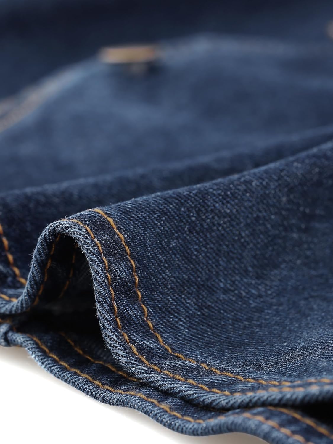 Agnes Orinda Plus Size Denim Vest for Women Lapel Sleeveless Casual Waistcoat Jean Vest Jacket - Image 5