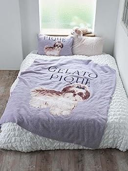 ジェラートピケ【Sleep】SLEEP DOG ジャガードピローケース ジェラートピケ スリープ トイプードルジャガードピローケース