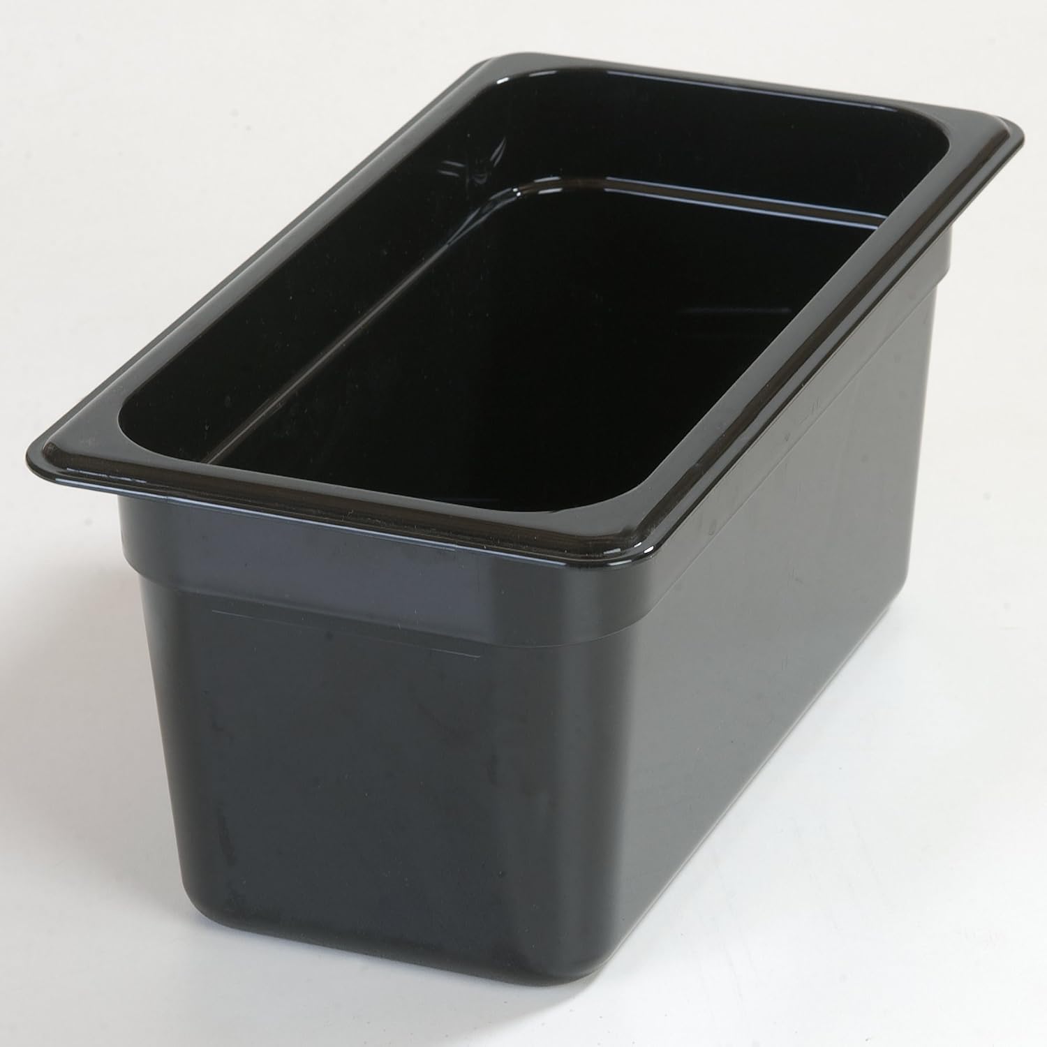 Carlisle FoodService Products Storplus Food Pan, Storage Container with Spoonable Corners for Catering, Buffets, Restaurants, Polycarbonate (Pc), 1/3 Size 6 Inches Deep, Black - Image 14