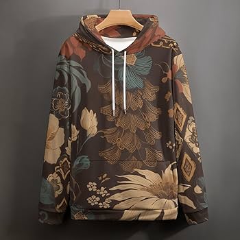 Amazon.co.jp: パーカー ボタニカル柄 花柄 スウェット 長袖 プル