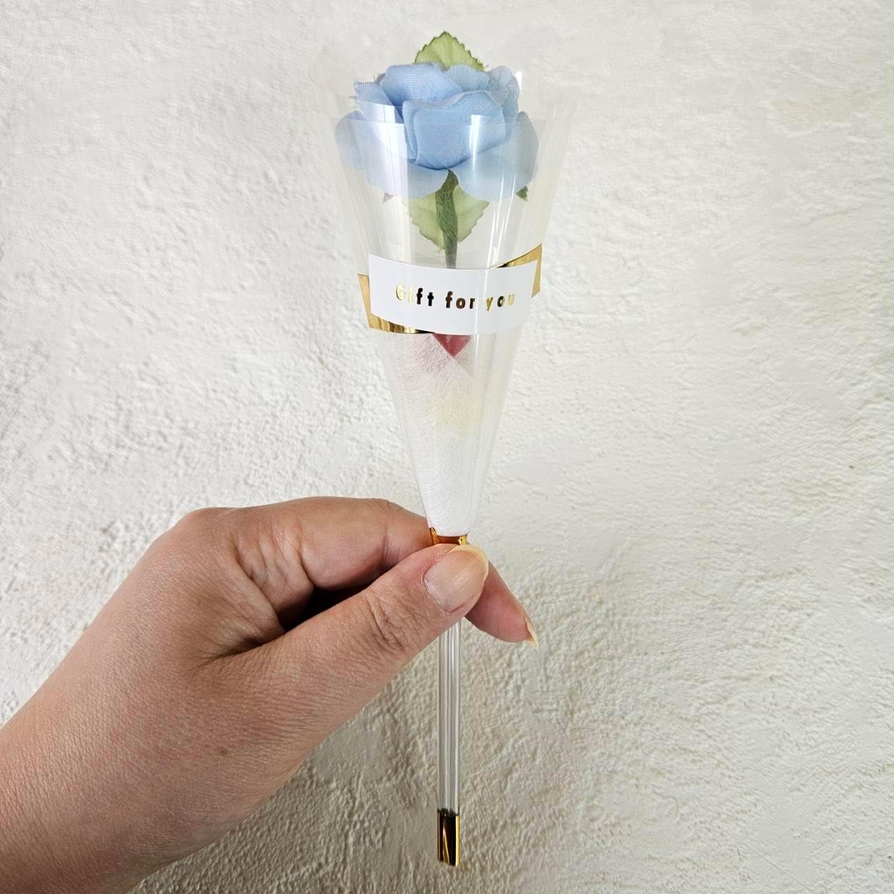 (100本セット) プチギフト キャンディ 結婚式 披露宴 パーティー 二次会 お花 オシャレ お花付き プレゼン 【和】