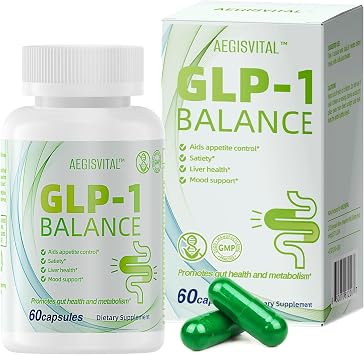 GLP1 Supplements with Akkermansia Probiotic for Men & Women, GLP Activate - GLP-1 for Immune,GLP 1 Supplement,Gut Health, Energy & Metabolism Improvement, 60 Capsules