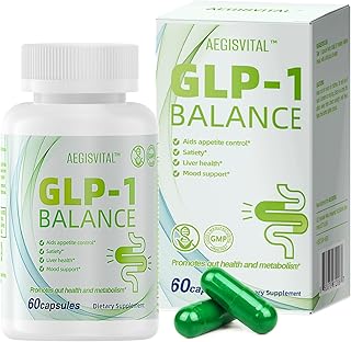 GLP-1 Supplements with Akkermansia Probiotic for Digestion, GLP Activate - GLP1 for Immune, GLP 1 Supplement for Women & Men, Gut Health, Energy & Metabolism Improvement, 60 Capsules
